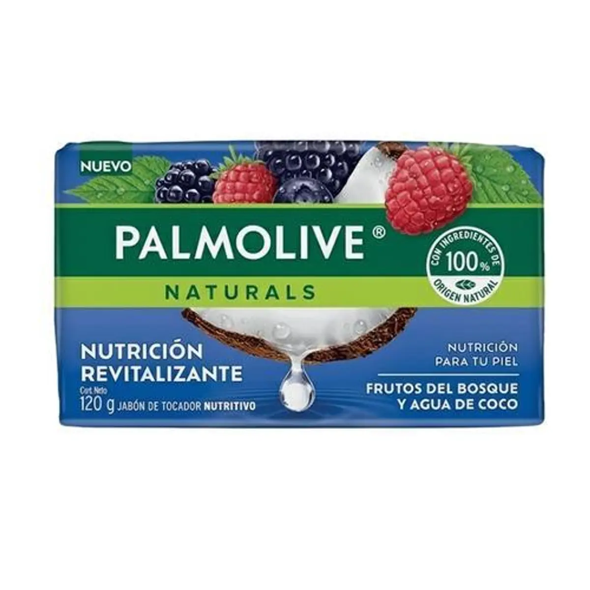 Jabón de Tocador Naturals Berries Coconut Water (120g) PALMOLIVE