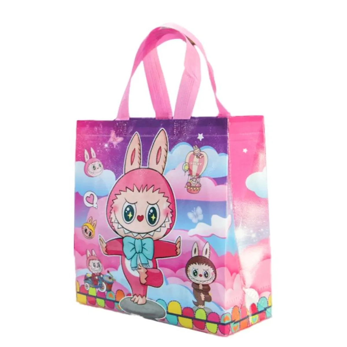 Bolsas de regalo de cumpleaños, 12 u (25 cm x 30 cm) Diseño 5 Labubu