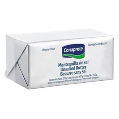 Mantequilla sin sal, Conaprole, 200 g