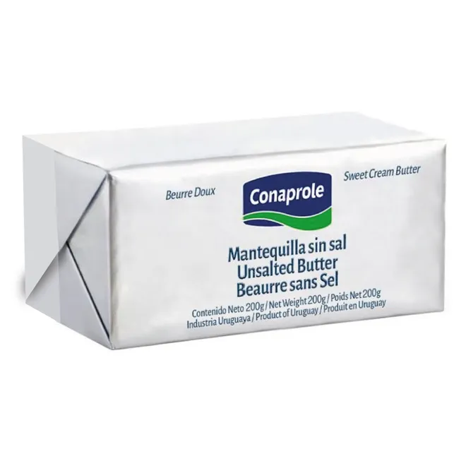 Mantequilla sin sal, Conaprole, 200 g
