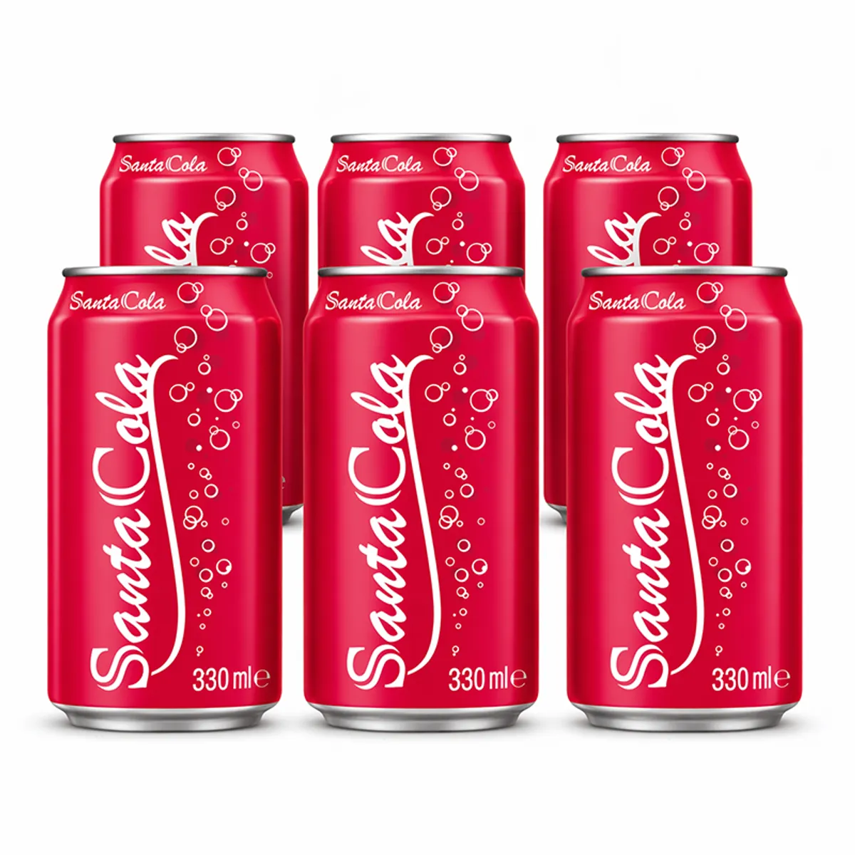 Six de refresco de cola (6 x 330ml) Santa