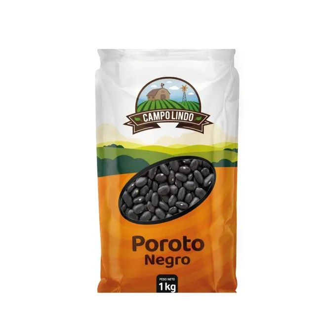 Frijol negro, 1 kg, Campo Lindo