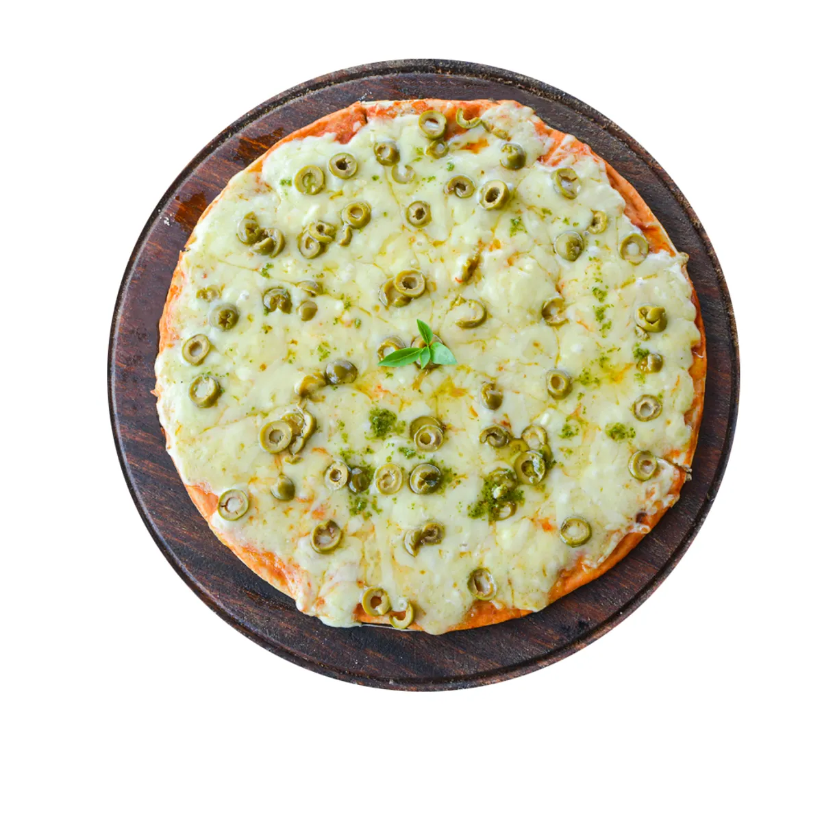 Pizza con aceitunas