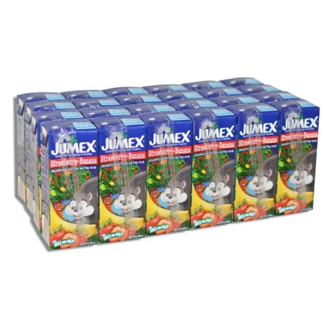 Caja de jugos sabor Fresa-Plátano, Minibrik, Jumex (24 x 200 ml)