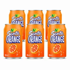 Refresco de naranja, 6 unidades