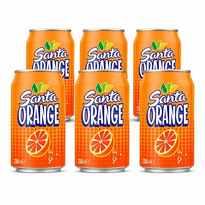 Refresco de naranja, 6 unidades