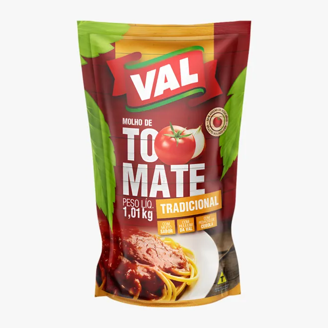 Salsa de tomate Tradicional, 1 kg, VAL
