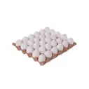 Cartón de huevos blancos o marrones, 30 unidades (Importado)