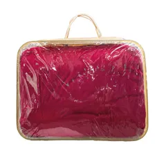Juego de forro para muebles color rojo, 5 plazas