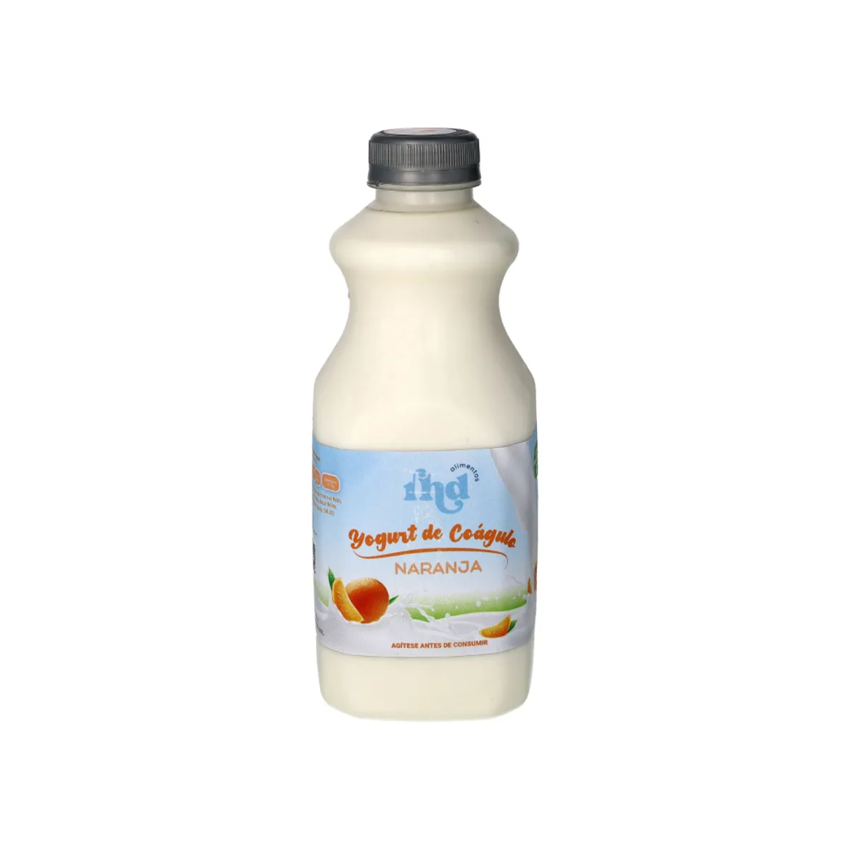 Yogurt probiótico de coágulo sabor Naranja, 1 L, RHD