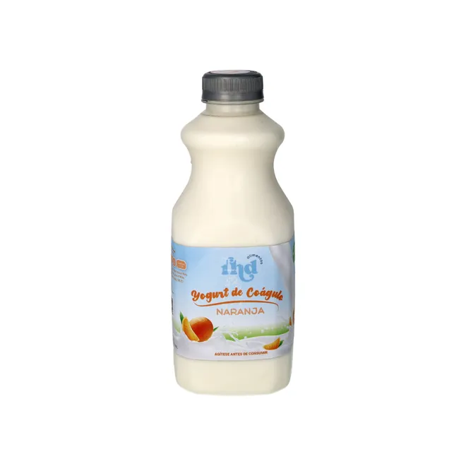 Yogurt probiótico de coágulo sabor Naranja, 1 L, RHD