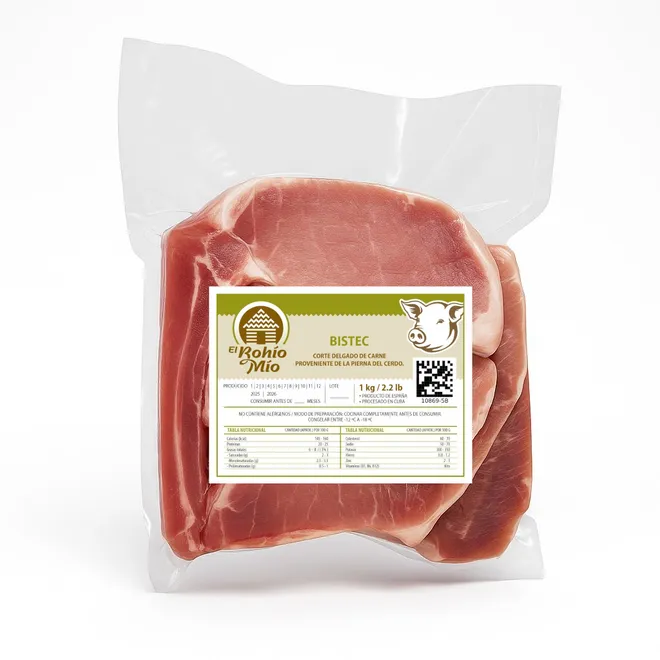 Bistec de cerdo, 1 kg, EBM