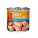 Salchicha de pollo tipo vienna enlatada, 130 g, Hargis House