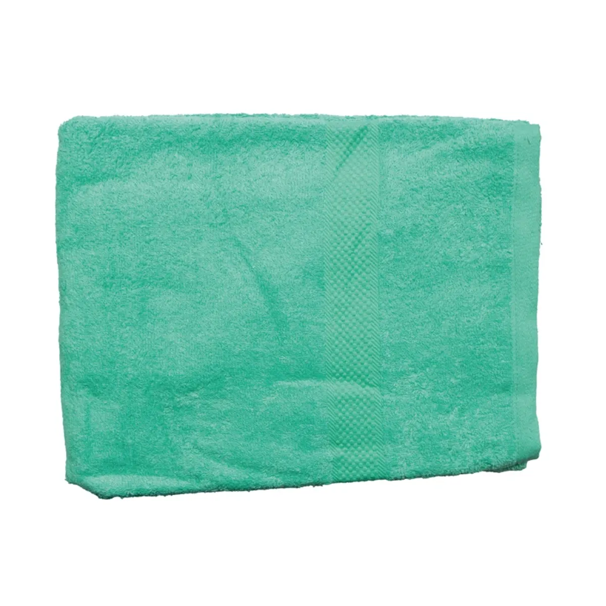 Toalla de algodón, color verde (140 x 70cm)