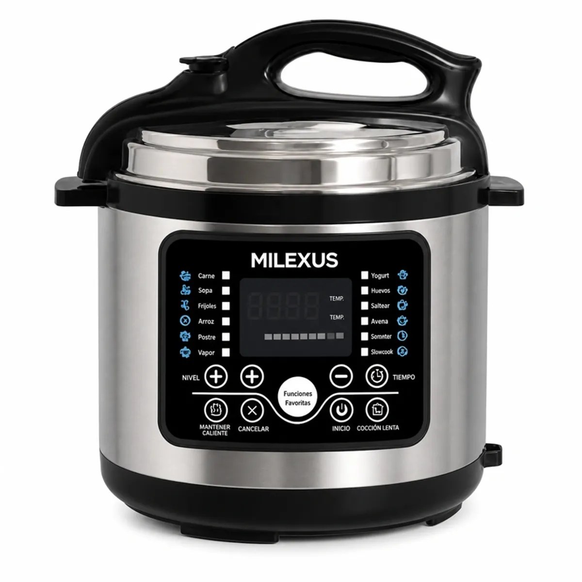 Olla Reina con teclado digital, 6 L, Milexus