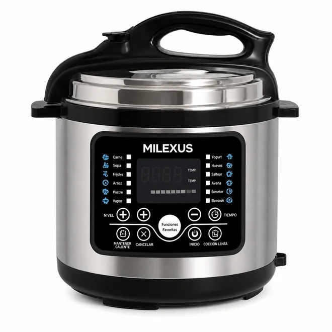 Olla Reina con teclado digital, 6 L, Milexus