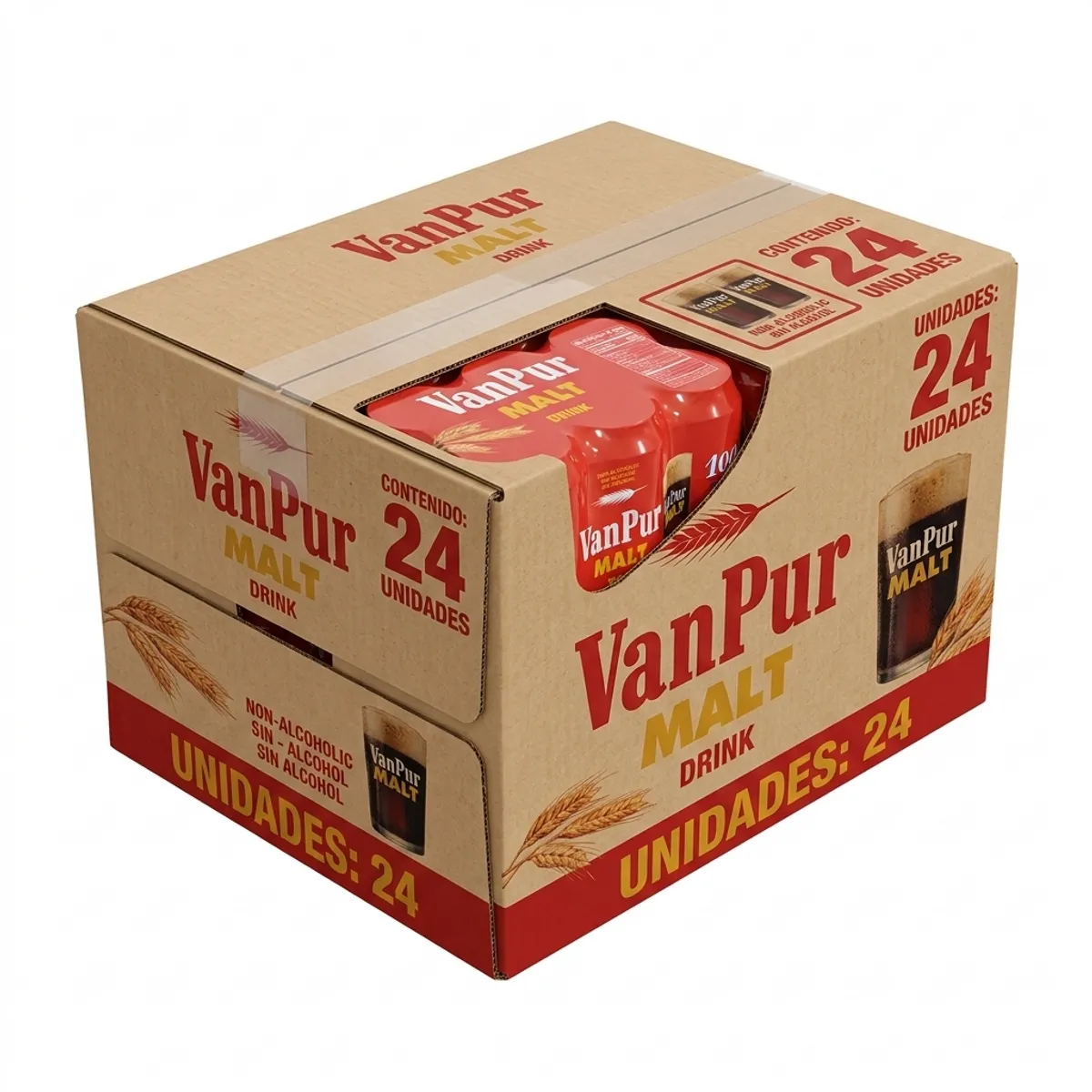 Caja de malta, 24 x 330 ml, Vanpur