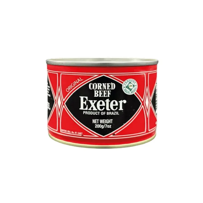 Carne de res en conserva, 200 g, Exeter 