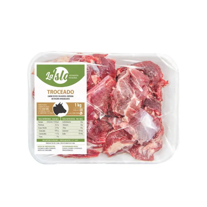 Carne de res troceada, 1 kg , La Isla