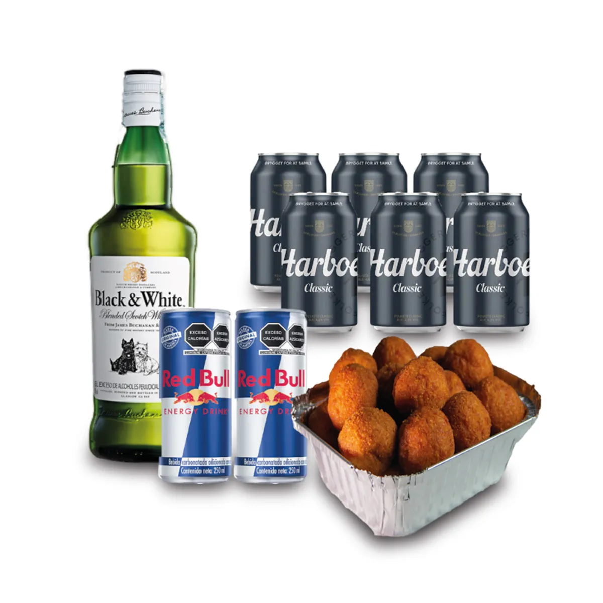 Croquetas + cerveza + whisky 
