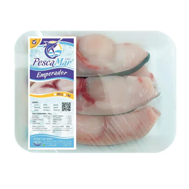 Filete de pescado Emperador, 1 kg, Pescamar
