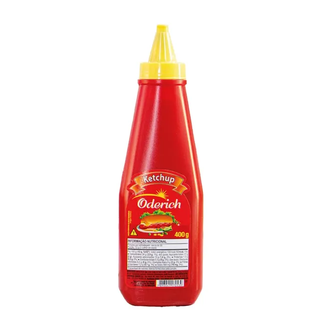 Ketchup en pomo exprimible, 400 g, Oderich