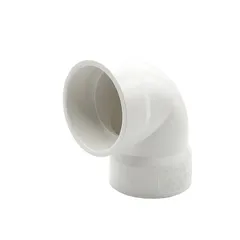 Codo de PVC de 90° x 50 mm para instalaciones hidráulicas
