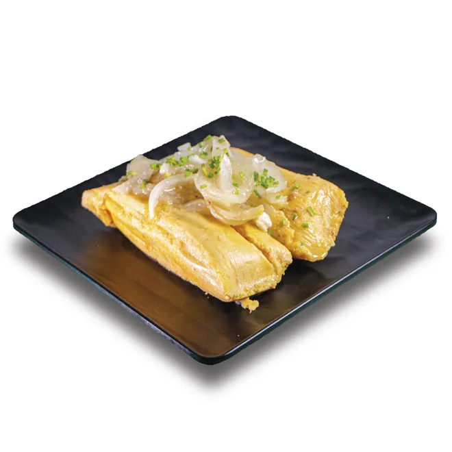 Tamal con Mojo Criollo (2 unidades)
