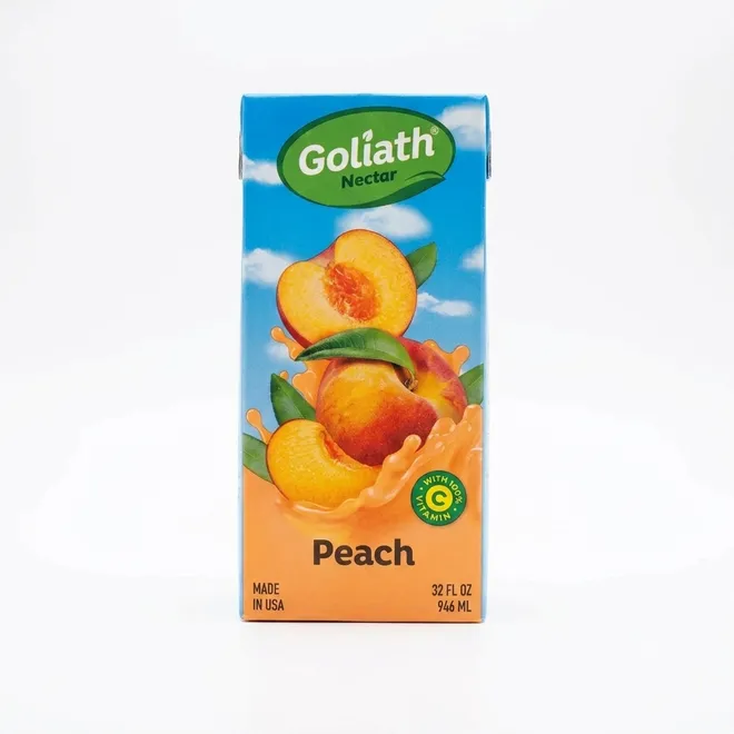 Jugo de melocotón, 946 ml, Goliath