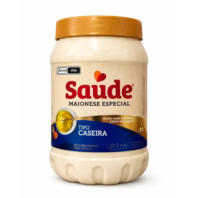 Mayonesa casera, 500 g, Saude