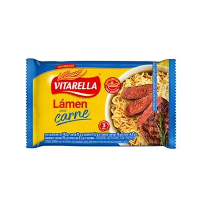 Sopa instantánea de res, 74.3 g, Vitarella