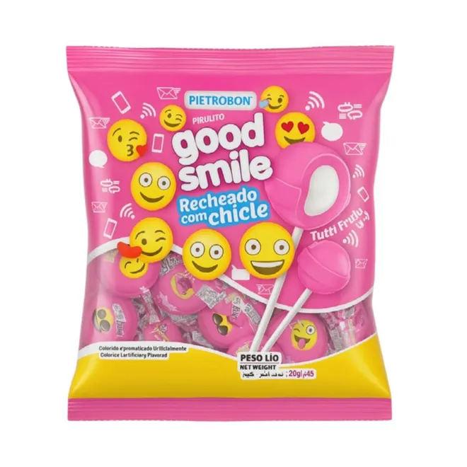 Chupa Chupa rellenos de chicle Good Smile, 480 g, Pietrobon