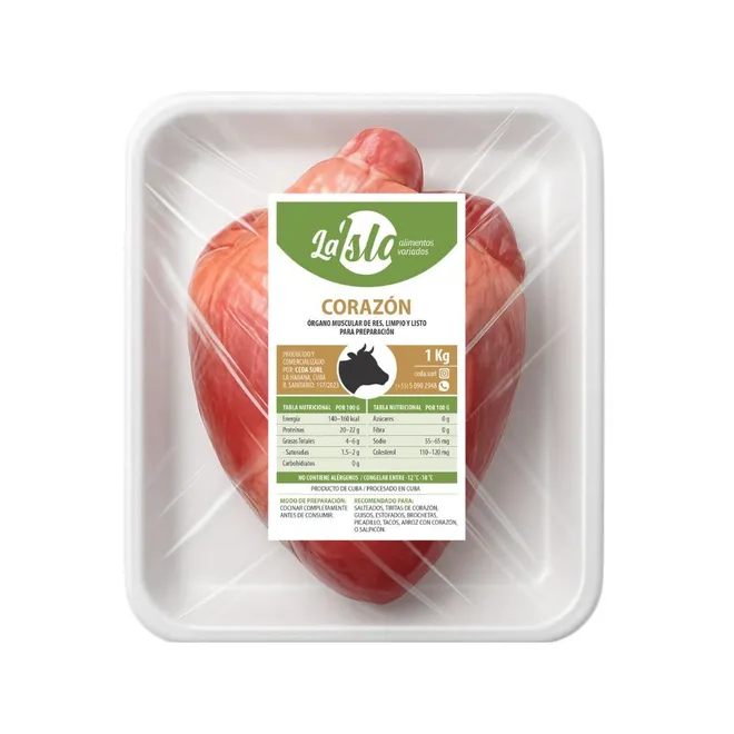 Corazón de res, 1 kg, La Isla
