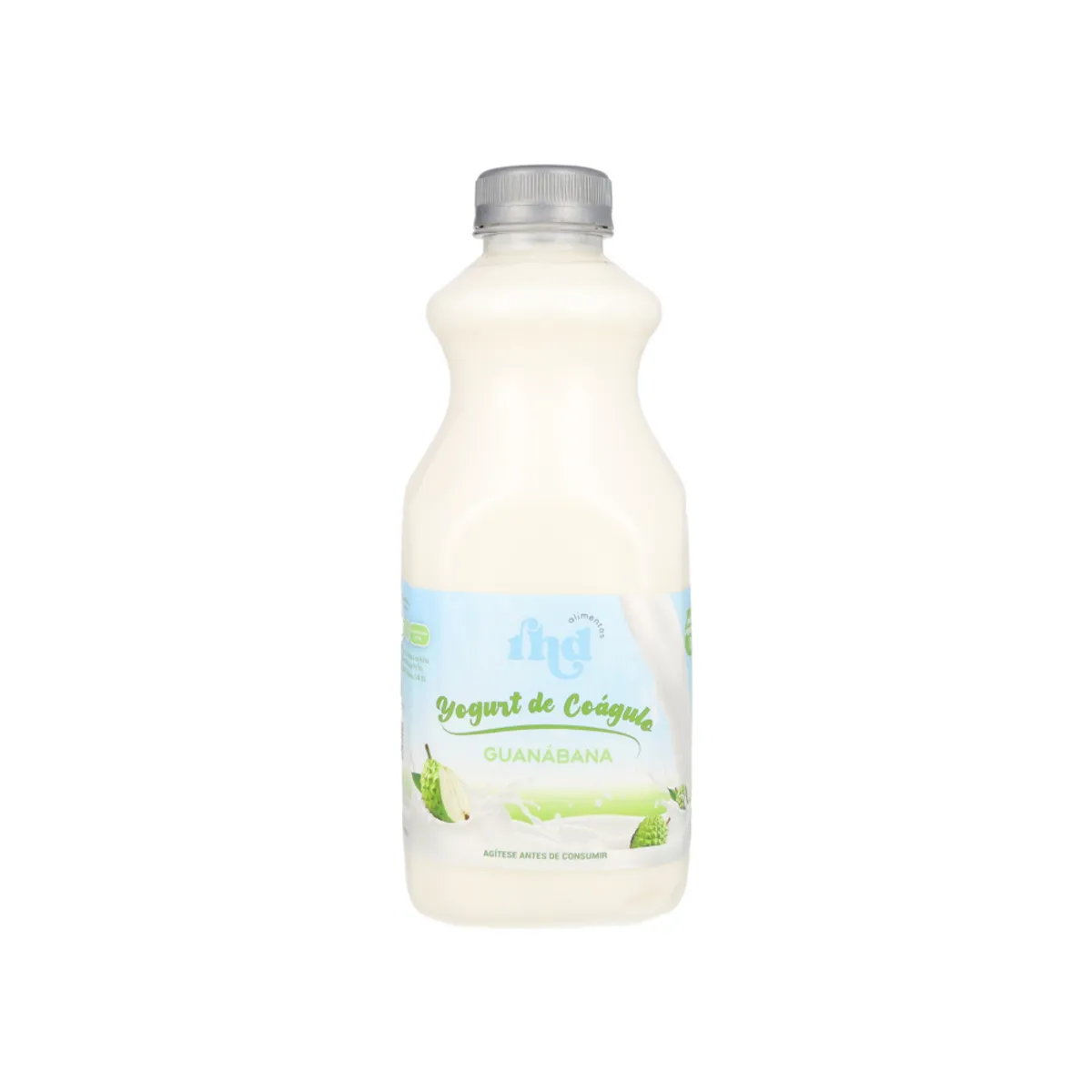 Yogurt probiótico de coágulo sabor Guanábana, 1 L, RHD
