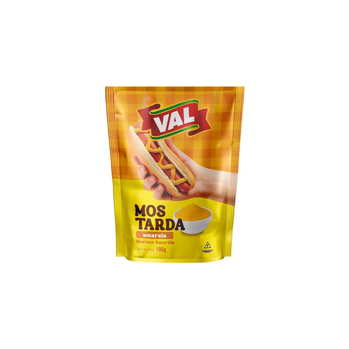 Mostaza amarilla pouch, 180 g, Val