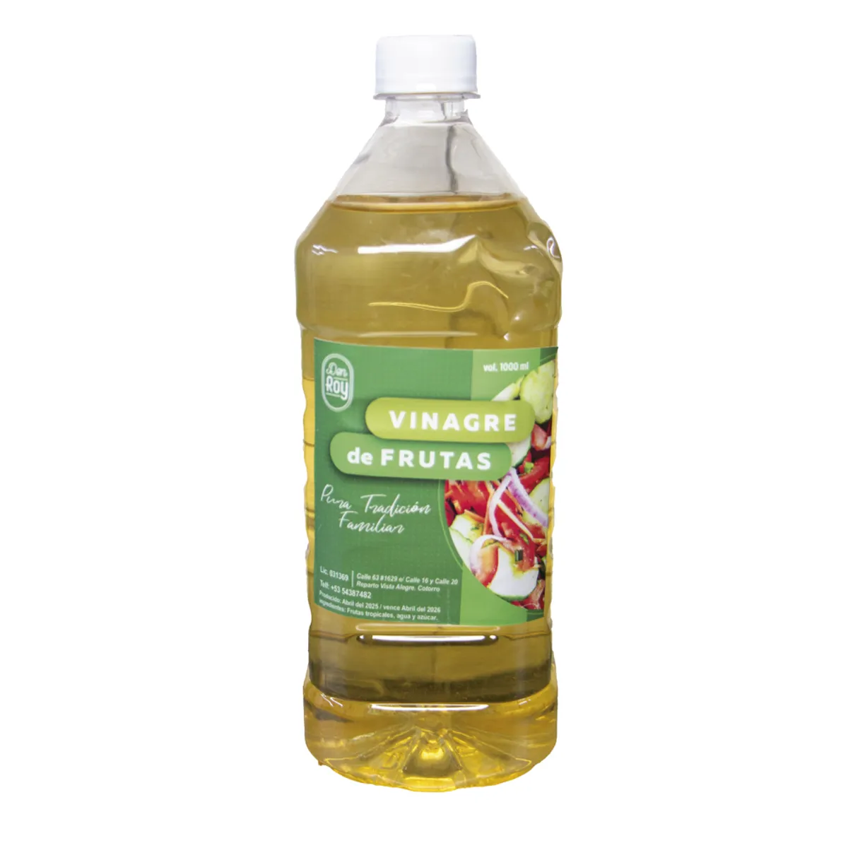 Vinagre de frutas, 1 L, Don Roy
