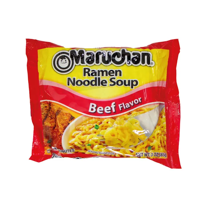 Sopa de Ramen sabor a Res, 85 g, Maruchan 