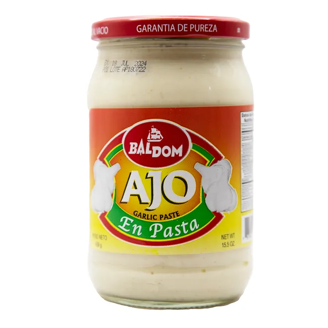 Ajo en pasta, 15.5 oz, Baldom