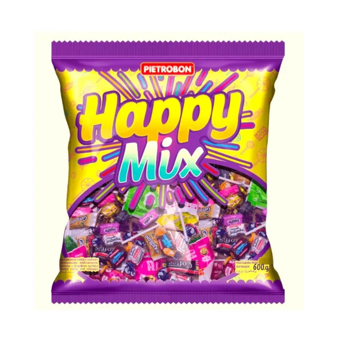 Caramelo surtidos Happy Mix, 600 g, Pietrobon