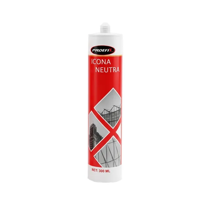 Sellador de silicona transparente de uso general de 300 ml, Proefix