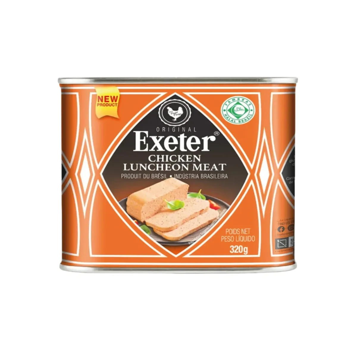 Spam de pollo en lata, 320 g, Exeter