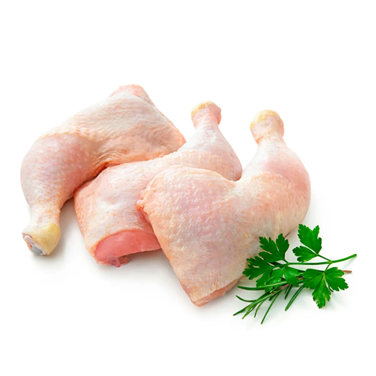 Caja de cuartos de pollo, 40 lb