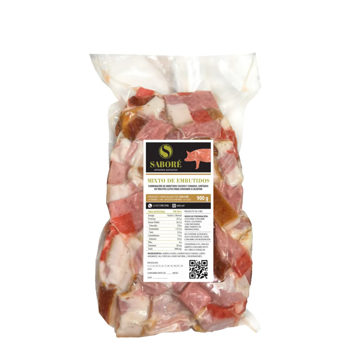 Mixto de embutidos, 900 g, Saboré
