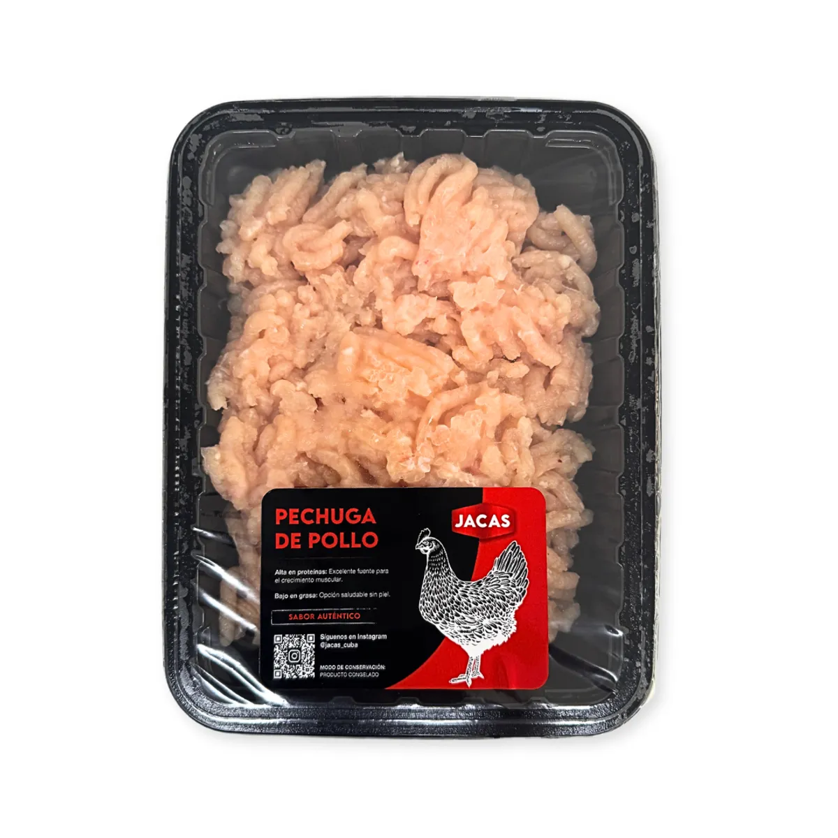 Carne molida de pechuga de pollo, 500 g, Jacas