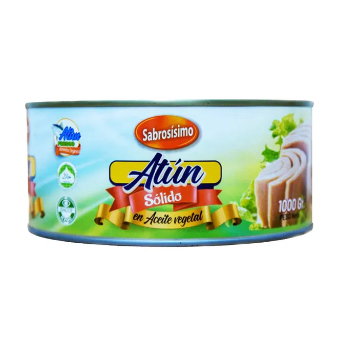 Trozo de atún en aceite, 1 kg, Sabrosisimo