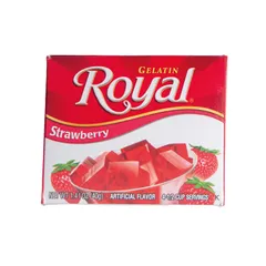 Gelatina de fresa, 40 g, Royal 
