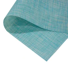 Manteles individuales, color azul, 6 u (45 cm x 30 cm) 
