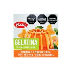 Gelatinas sabor Mandarina, Boom, 40 g