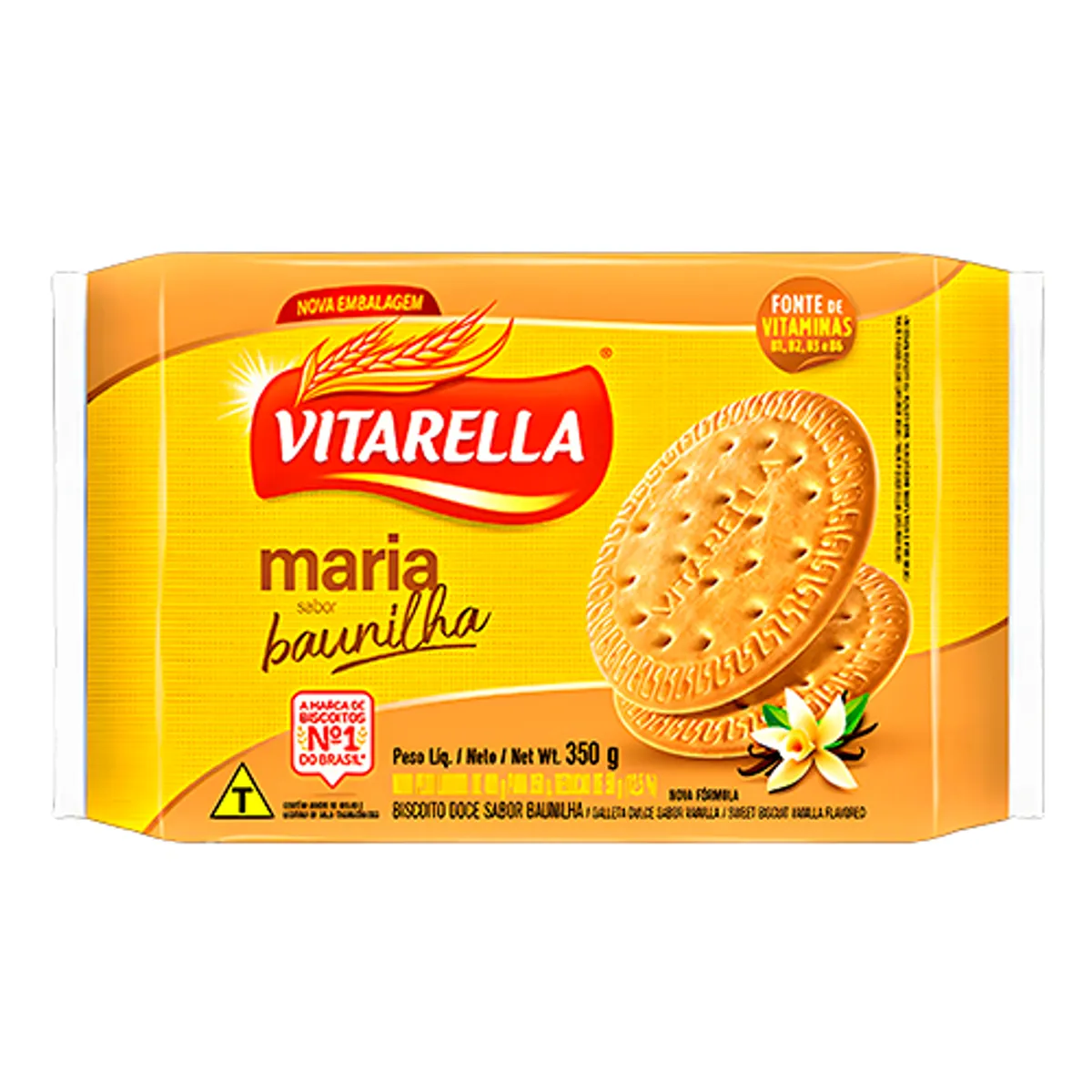 Galleta María Vainilla 350 g/12,35 oz, Vitarella