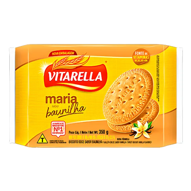 Galleta María Vainilla 350 g/12,35 oz, Vitarella